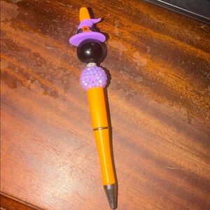 Orange and Purple Witch Hat Pen
